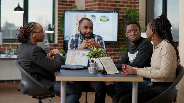 The Fradynex team in a strategy session